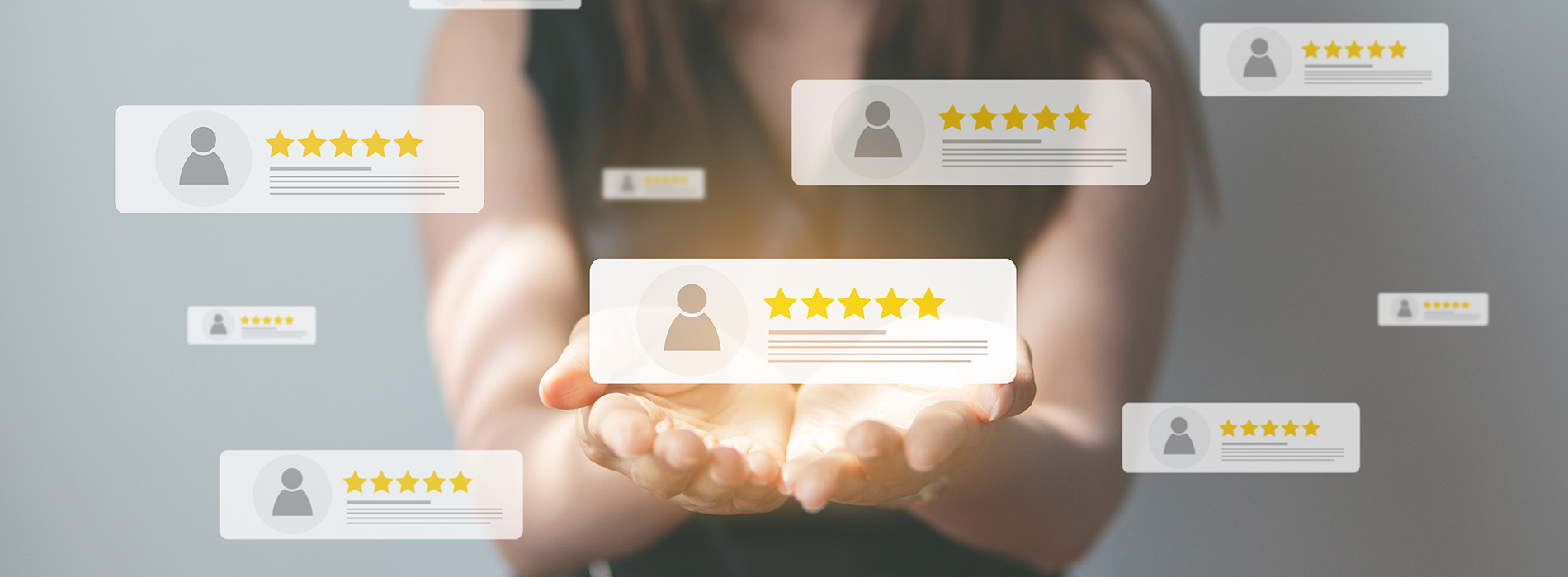The image shows a person s hands reaching up towards the sky with an overlay of social media icons and text, suggesting a theme of digital connection or online community.